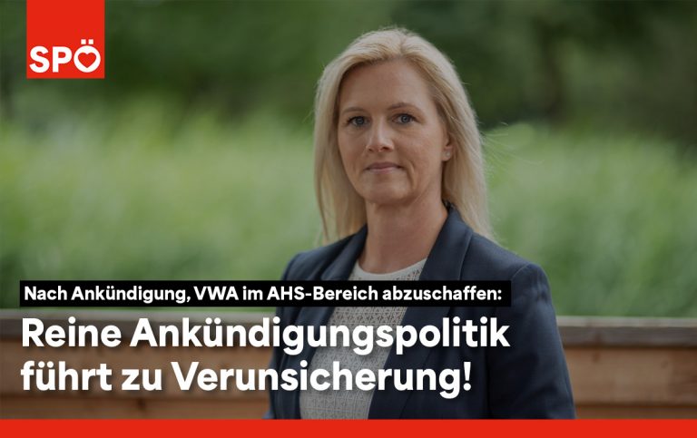 AHS VWA Abschaffung Tanzler SPÖ Kritik